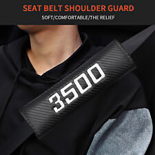 2pcs Fits Dodge Ram 3500 Cab Accessory Embroidered Seat Belt Shoulder Pads Cover