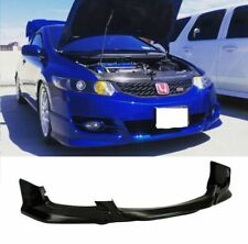 For 09-11 Honda Civic Coupe Hfp Hf-p Style Front Bumper Lip Unpainted Pu