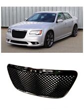 Front Mesh Grille Fit 2011-2014 Chrysler 300300c Gloss Black Bentley Grill