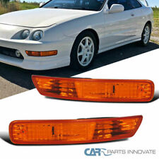 Fits Acura 98-01 Integra Front Bumper Lights Turn Signal Parking Lamps Amber Lr