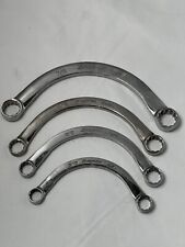 Snap-on Tools 4 Piece Half-moon Sae. Box Wrenches Cx1820cx2830cx2226cx2024