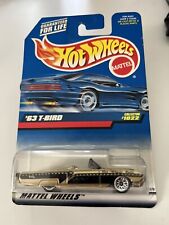 1999 Hot Wheels 63 T-bird Gold Lowrider W Metal Base And Chrome Lace Wheels