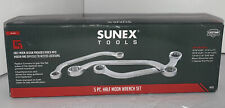 Sunex 9935 Sae Half Moon Wrench Set 516 X 38-inch - 1316 X 78-inch Fully