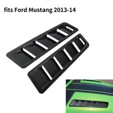 For 2013-2014 Ford Mustang Engine Hood Cover Outlet Vent Glossy Black