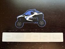 Polaris Rzr Logo Decals Stickers 2pc Set Racing Utv Powersports Sandsports Quad