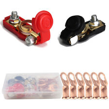 Copper Car Battery Terminals Cable Ends Connector Clamp Negative And Positive