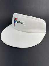 Vintage Sandestin Golf White Visor Cap Hat