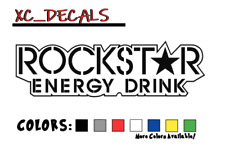 Rockstar Energy X2 Pair Decal Sticker Graphics Logo Motocross Atv Jdm Dirt
