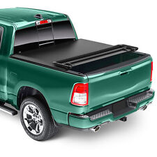 Soft Lock 4-fold Tonneau Cover For 04-08 Ford F-150 Extra Crew Cab 5.5ft Bed