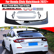 For 2022 Honda Civic Hatchback Type R Style Rear Spoiler Wing Abs