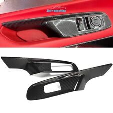 C8 Corvette Carbon Fiber Convertible Window Switch Panels Covers Kit Lh Rh
