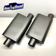 2 Performance Exhaust Mufflers 19 X 3 Inches Aluminized Steel Speedfx Pair