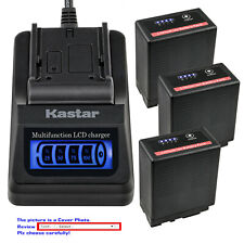 Kastar Vwvbg6 Pro Battery Lcd Quick Charger For Panasonic Ag-ac160aej Ag-ac160ap