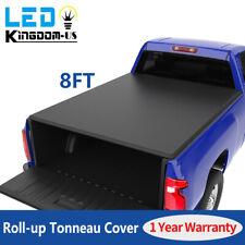 Oedro 8ft Soft Roll-up Truck Tonneau Cover For 2003-2023 Ram 1500 2500 3500