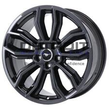 19 Ford Mustang Pvd Black Chrome-w Wheel Rim Factory Oem 3909 2013-2015