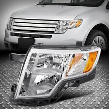 For 07-10 Ford Edge Oe Style Left Driver Side Chromeamber Headlight Head Lamp