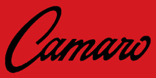 Camaro Script Emblem Logo Vinyl Decal Sticker Many Colors Chevrolet