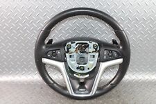 12-15 Camaro Ss Black Leather Driver Column Steering Wheel W Control Switches
