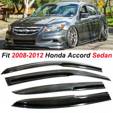 For 2008-2012 Honda Accord Side Window Visor Vent Shade Rain Guards Deflector