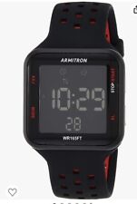 Armitron Sport Unisex 408448 Digital Chronograph Silicone Strap Watch