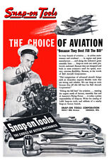 Snap-on Tools 1943 Aviation Tools Vintage Poster