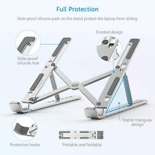 3colors Portable Adjustable Aluminum Alloy Laptop Stand Notebook Holder Foldable