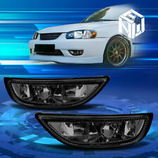 For 01-02 Toyota Corolla Smoked Lens Front Driving Fog Light Lamps Replacement