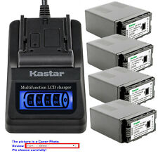 Kastar Battery Lcd Quick Charger For Panasonic Vw-vbg6 Ag-hmc150 Camcorder