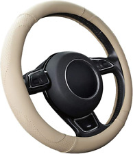 Sfonia Car Steering Wheel Cover Steering Wheel Protector Microfiber Leather 