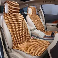 Wooden Beaded Car Seat Cover Massager Wood Beads Cooling Seat Cushion Cover 1pc