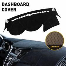 For 2011-2014 2013 2012 Hyundai Sonata Dash Cover Mat Dashboard Pad Black Carpet