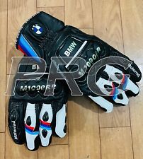 Bmw Motorrad M1000rr Motorcycle Racing Leather Gloves Guantes Bmw Race Gants