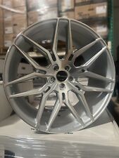 22 Staggered Giovanna Bogota Machined Silver Rims 5x114.3 Mustang Gt Q50 350z