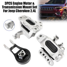 3pcs Engine Motor Transmission Mount Set For Jeep Cherokee Chrysler 200 2.4l