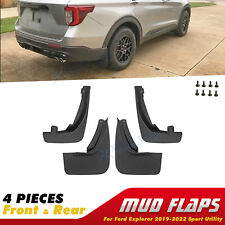 Set Splash Mud Flaps Protection Kit For Ford Explorer 2019-2022 Sport Utility