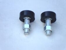 1957 1958 57 58 Ford Car Hood Adjuster Bumpers Set Of 2 W Nuts New 