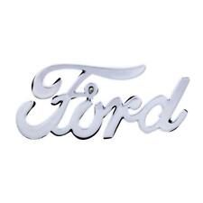 United Pacific Chrome Vintage Ford Script Emblem - Double Sided Tape S1018