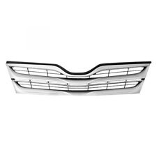 New Grille For 2013-2016 Toyota Venza Upper Silver Shell Black Insert Wo Emblem