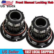 Pair Front Manual Locking Hub For Ford F250 350 Super Duty 4x4 New 2005-2016