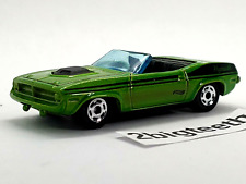 Hot Wheels Limited Edition 1970 70 Plymouth Barracuda Cuda Convertible Green