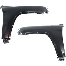 Front Fender Set For 2011-2022 Jeep Grand Cherokee Primed With Molding Holes