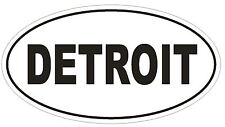Detroit City Code Oval Bumper Sticker Or Helmet Sticker D952 Michigan