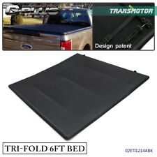 6ft Bed Tri-fold Tonneau Cover Fit For 1982-13 Ford Ranger 94-2011 Mazda Pickup