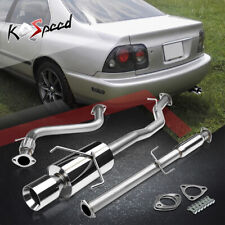 For 94-97 Honda Accord Cd5ce1 I4 L 4 Rolled Tip Muffler Catback Exhaust System