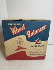 Vintage Foxcraft Portable Bubble Wheel Tire Balancer Gas Oil Garage Mancave Nos