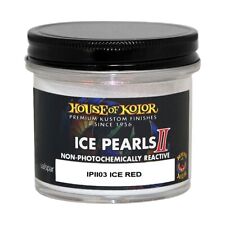 House Of Kolor Ipii03-c01 Ice Pearls Red Ii Custom Sparkle Effect 2 Oz.