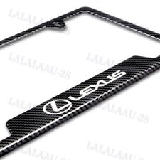 For New Lexus Carbon Fiber Look Abs License Plate Frame X1