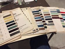 Rare Vintage Hudson Paint Chip Sheets. Years 39-54 Look