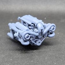 Twin Turbo 572 Bbc Model Engine Resin 3d Printed 124-18 Scale