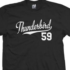 Thunderbird 59 Script Tail Shirt - 1959 T-bird Classic Car - Women Ladies Unisex